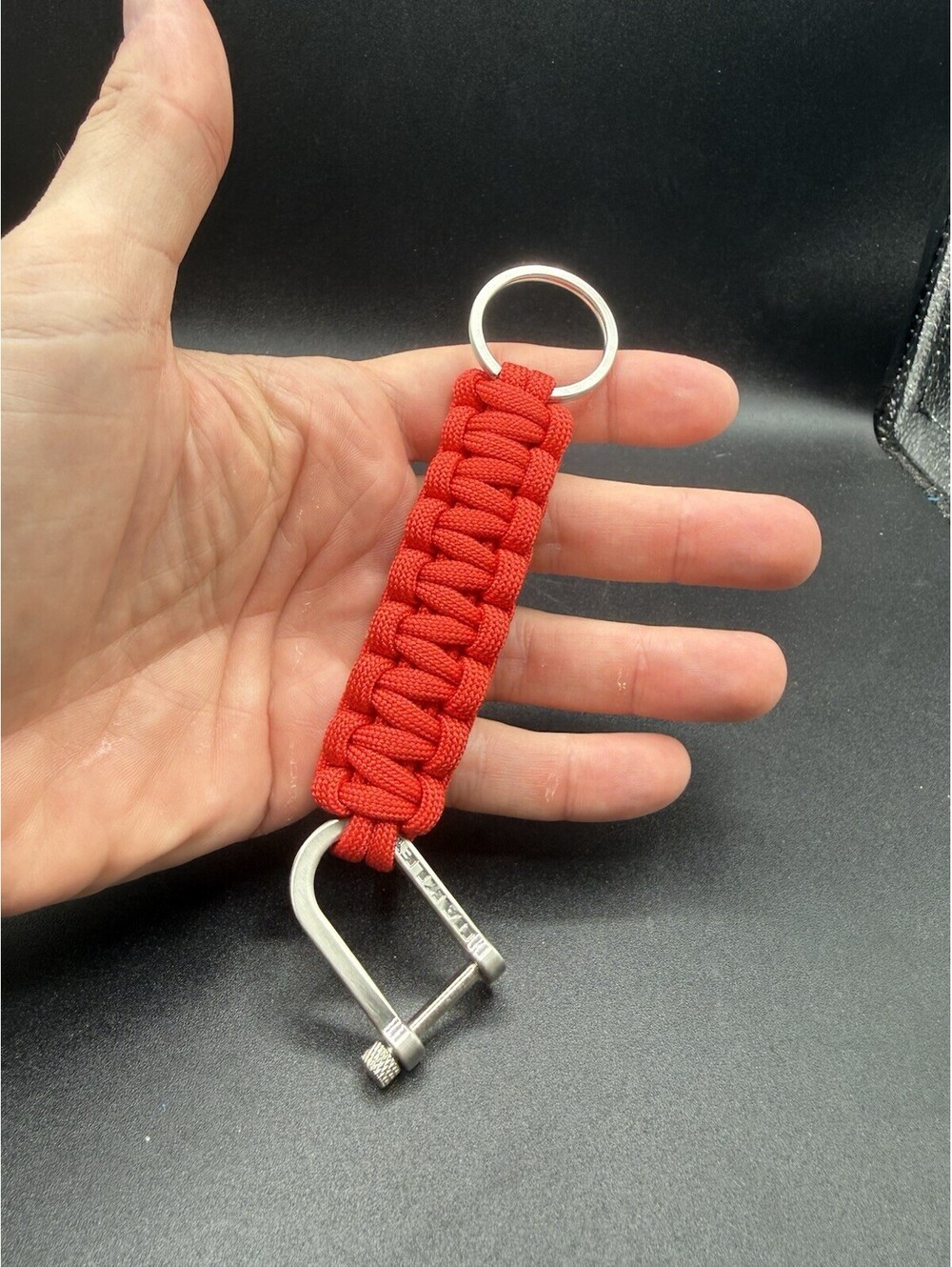 Oakley Paracord Keychain Red